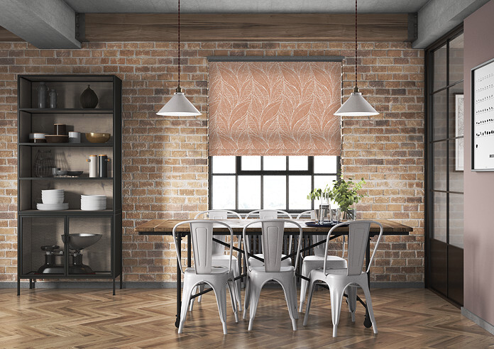 Tahiti, Mandarin - Twist&Fit Roman Blind - Image 5